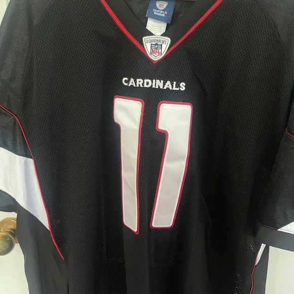 Larry Fitzgerald Size 56 Arizona Cardinals Black Jersey Size  Nike NFL Football - Picture 2 of 4